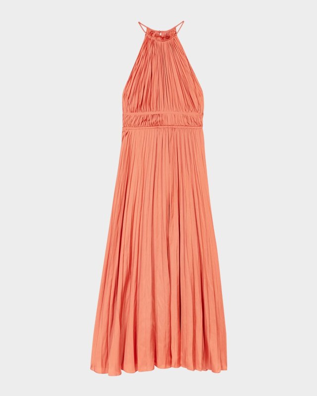 Revillota Pleated Maxi Dress